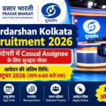 Prasar Bharati Doordarshan Kolkata Recruitment 2026 – Apply Online